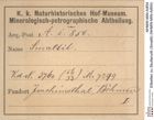 Etiketten zu Skutterudit (Smaltit) (NHMW-MIN-Ai854)